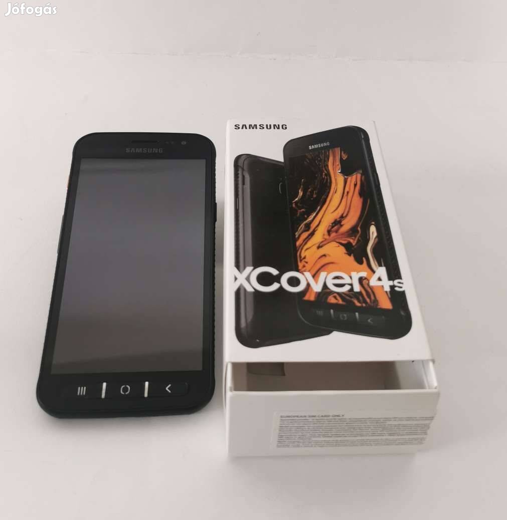 Samsung Xcover 4S 32GB fekete Független Dual simes sérülés mentes mobi