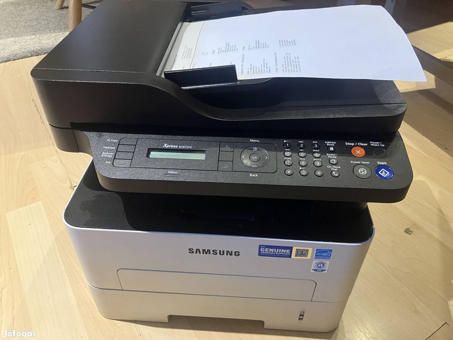 Samsung Xpress M2875 FD multifunkciós léter nyomtató 80% os tonerel