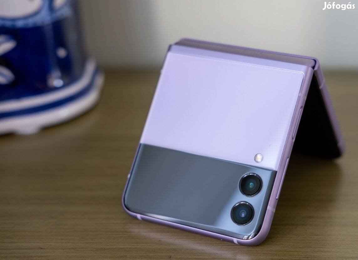 Samsung Z Flip 3 5G 128GB Lila Kártyafüggetlen karmentes mobiltelefon