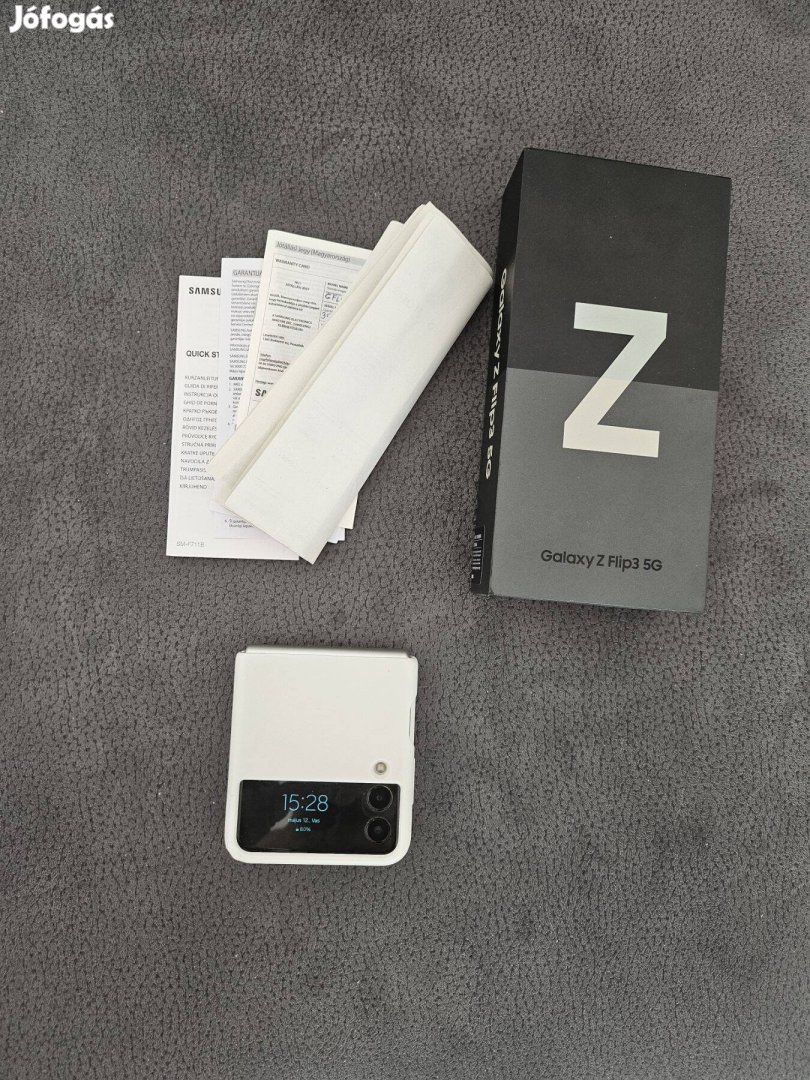 Samsung Z Flip 3 /Fóliás,karcmentes,garanciális/