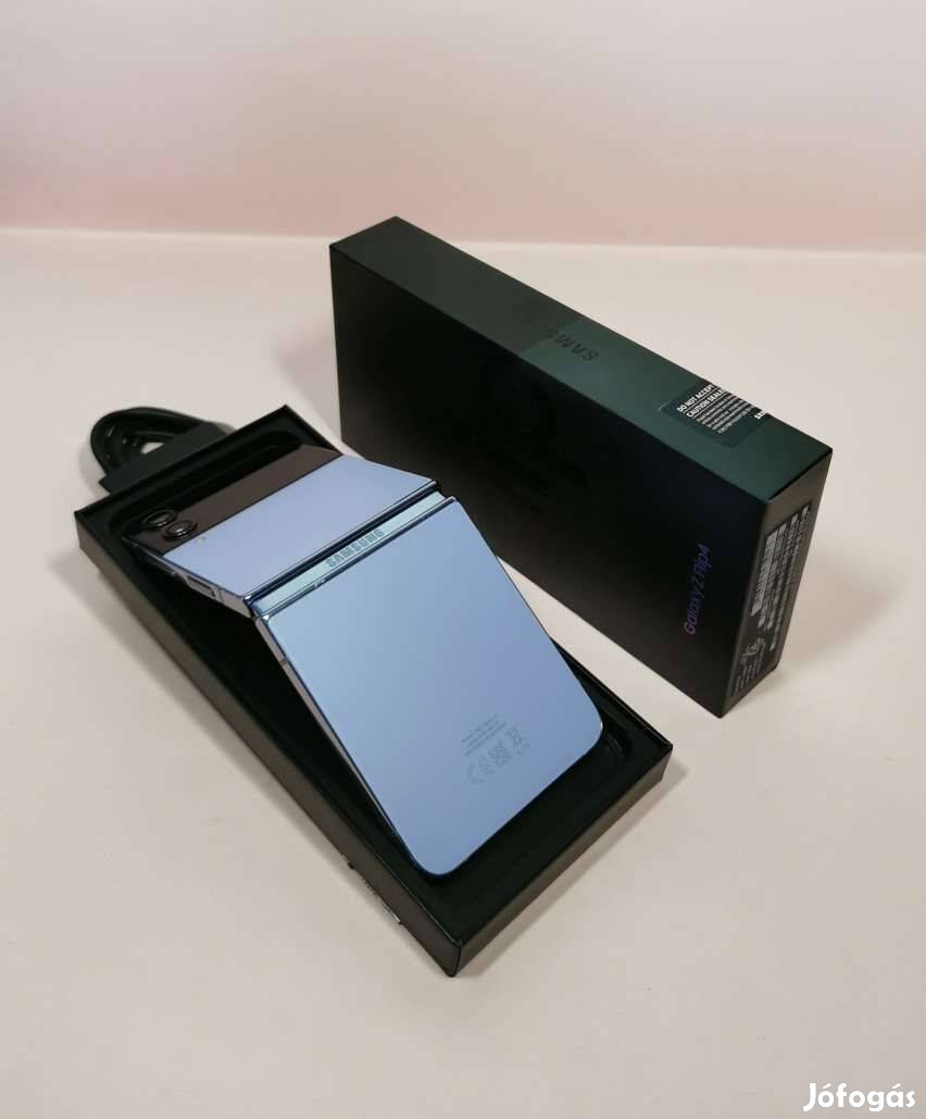 Samsung Z Flip 4 128GB Lila,Kártyafüggetlen jó állapotú mobiltelefon e