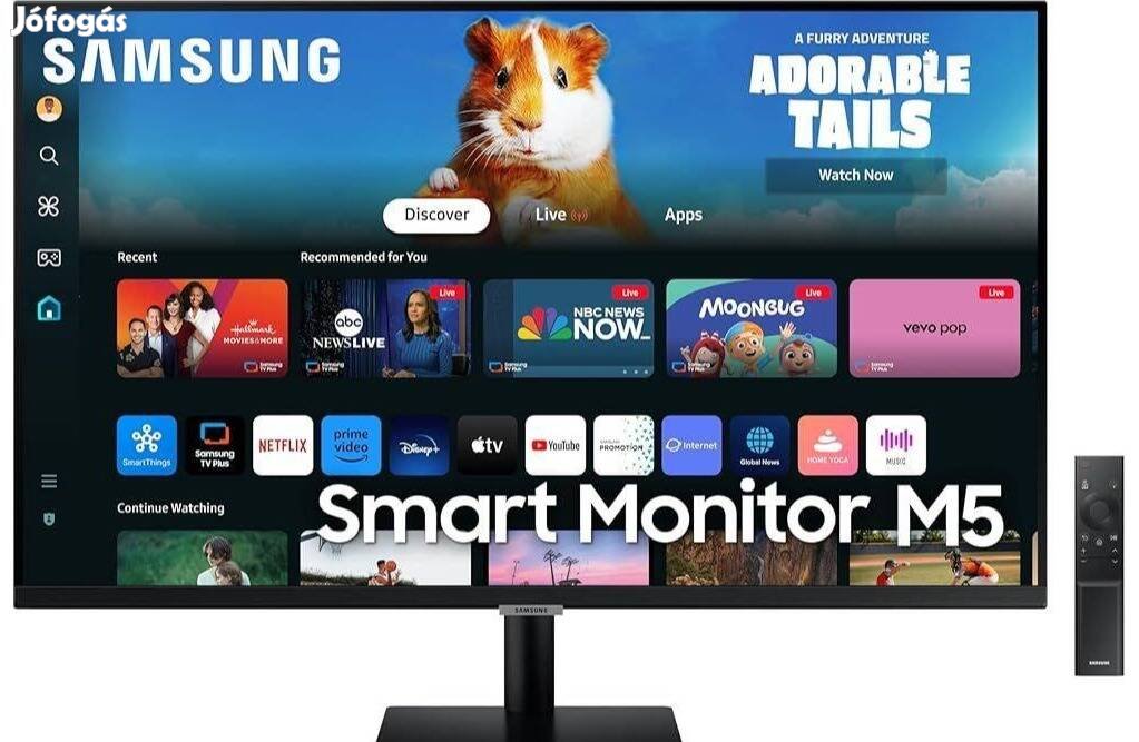 Samsung (LS27DM500Euxen) Gamer SMART Monitor ! Akció!