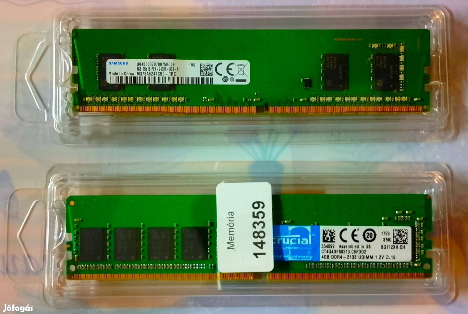 Samsung & Crucial by Micron DDR4 8 GB RAM