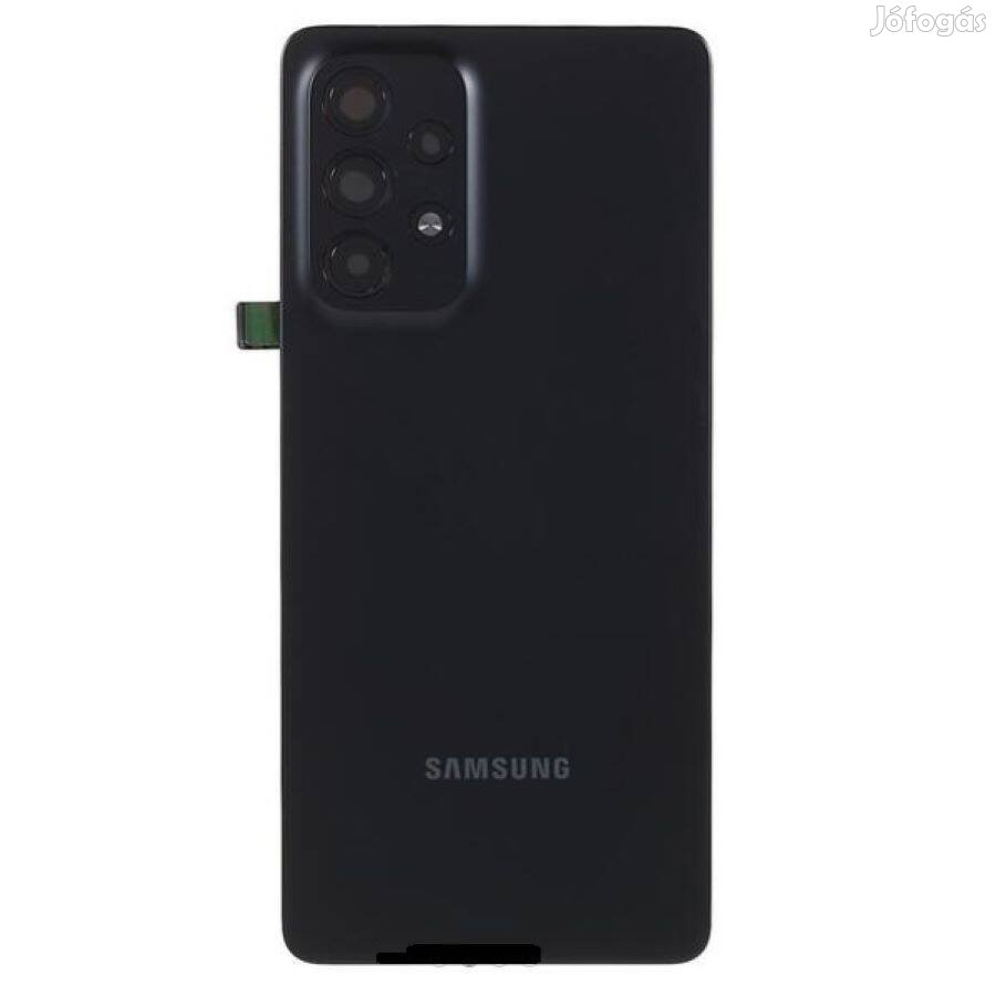 Samsung a53 A536 Fekete Akkufedél Hátlap Gyári