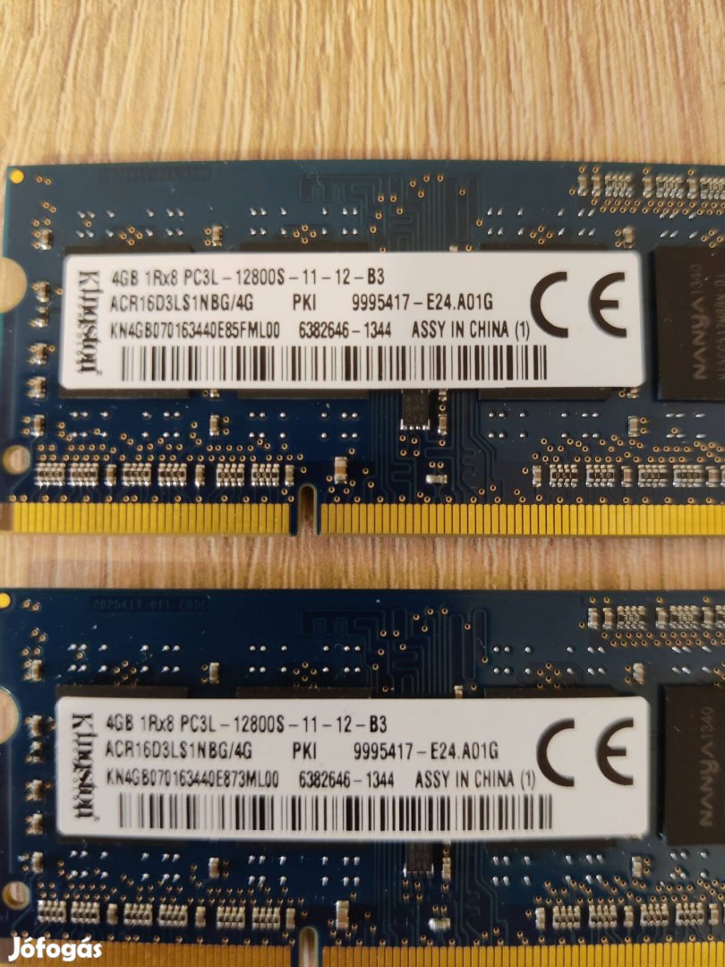 Samsung ddr3 2x4gb laptop memória 