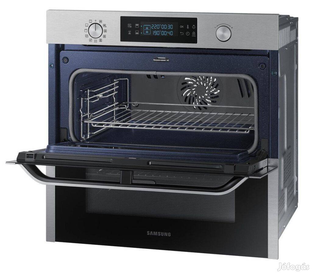 Samsung dupla ajtós NV75N5641RS beépíthető elektromos sütő 75L hibás!