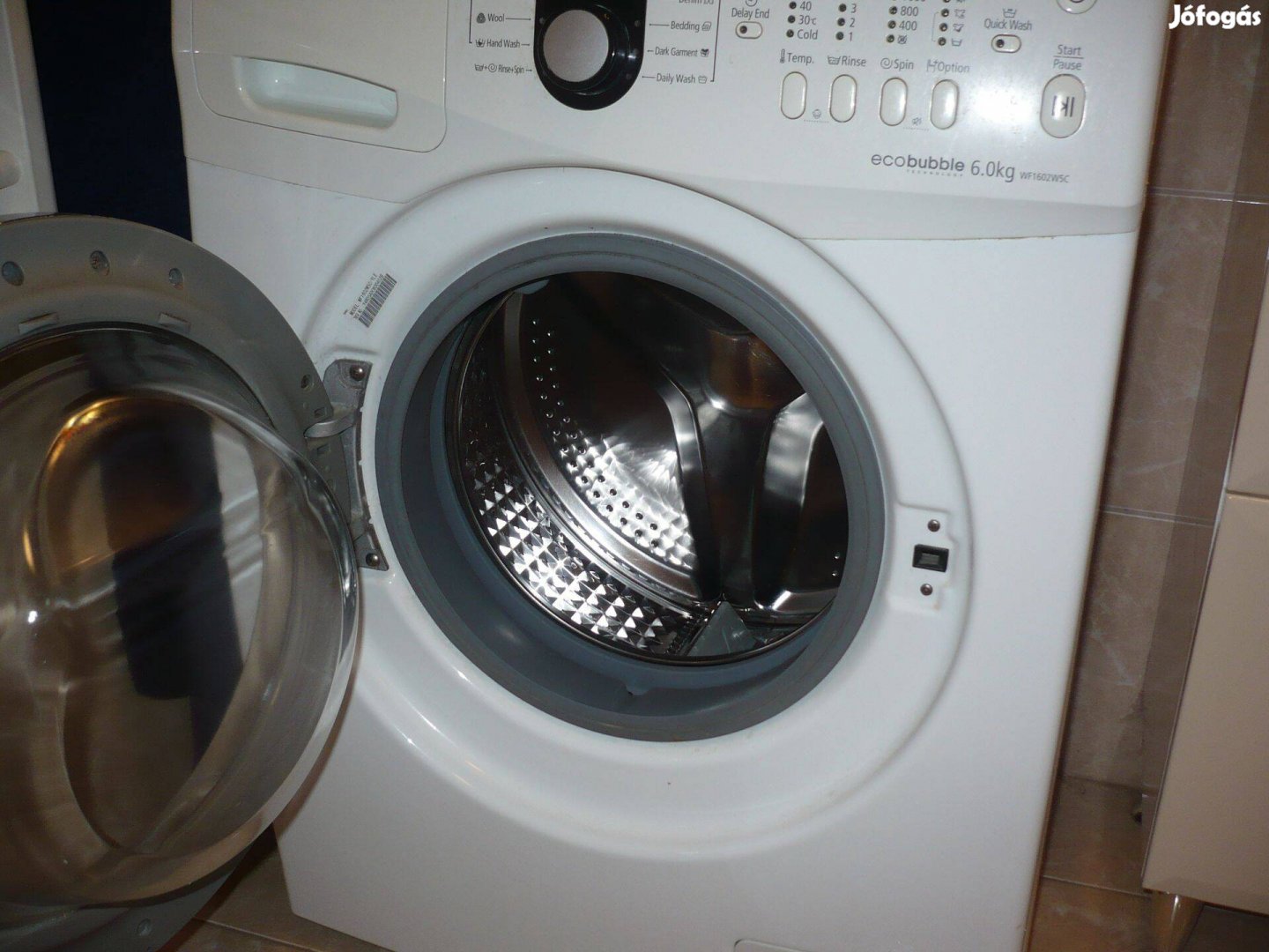 Samsung elől töltős mosógép