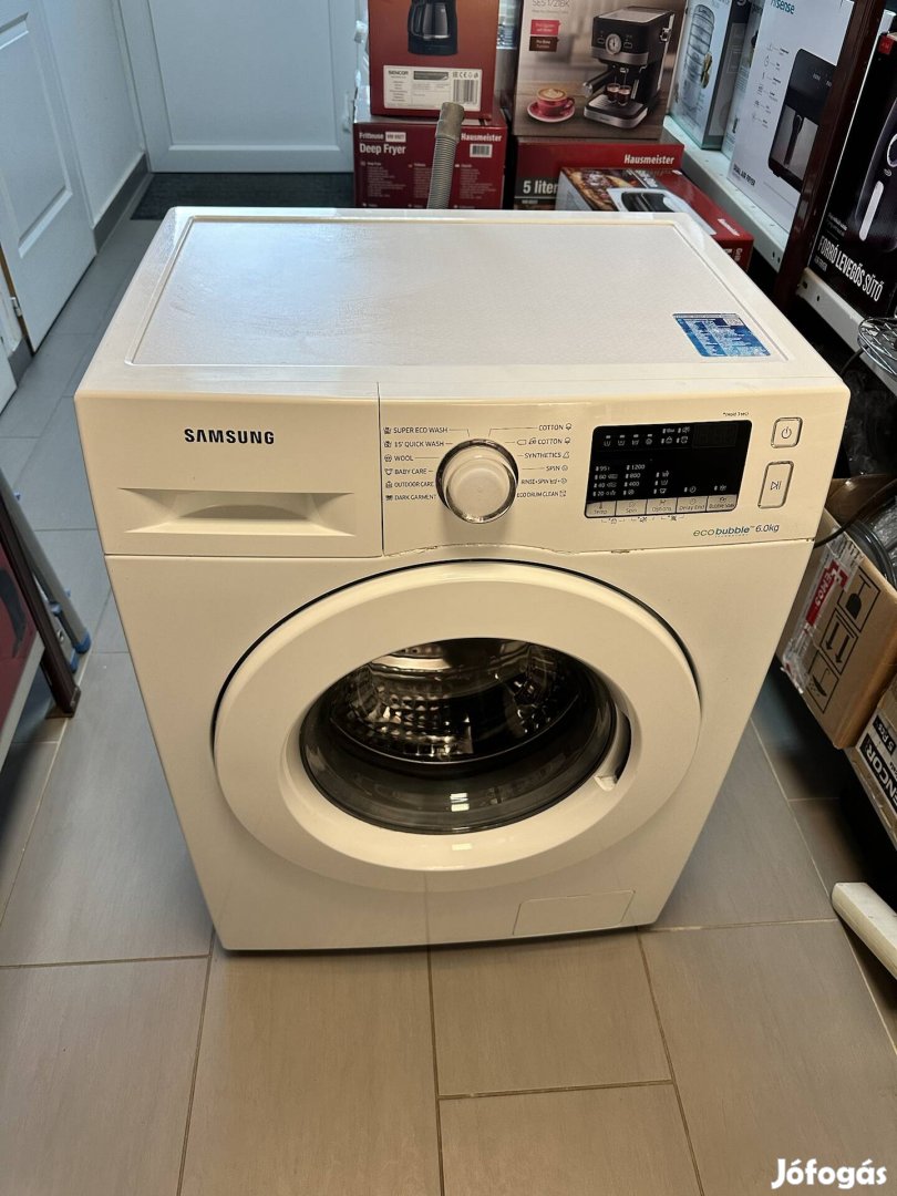 Samsung elöltöltős mosógép 6kg 1200' Ecobubble digit kijelző