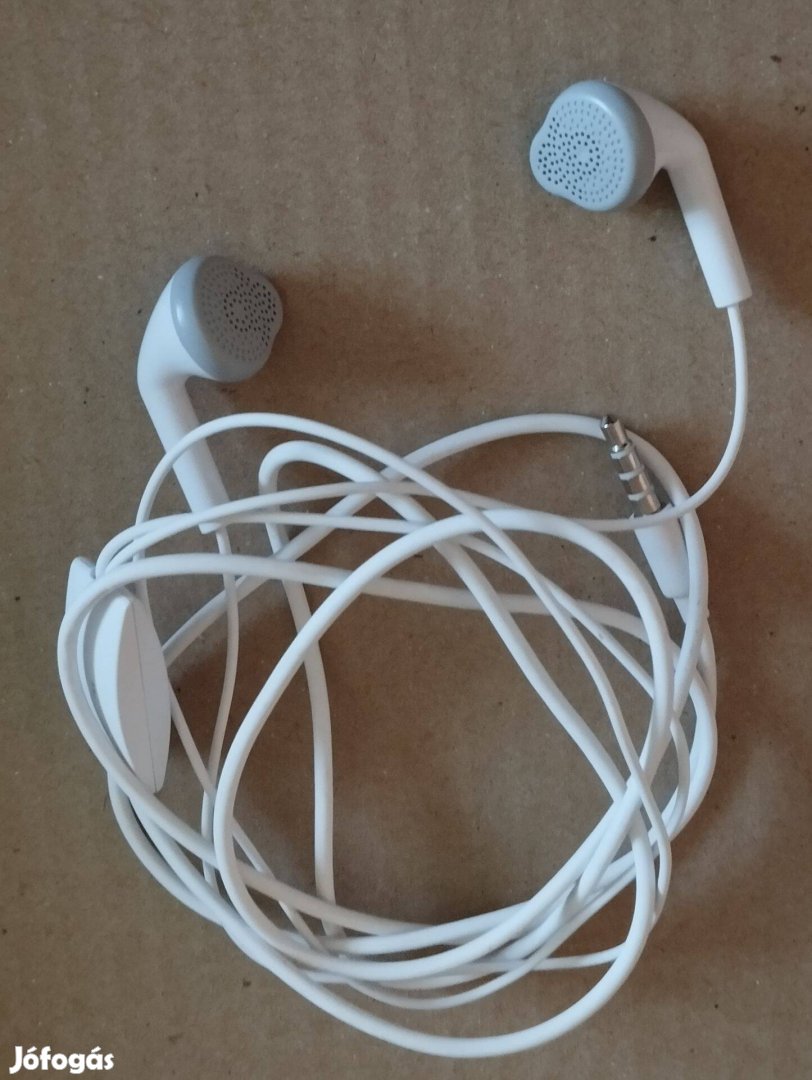 Samsung füles - 3.5 jack - fehér