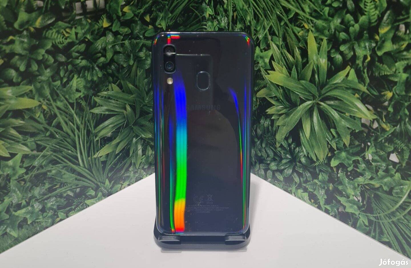 Samsung galaxy A40 4/64gb, 6 hónap jótállással, kártyafüggetlen