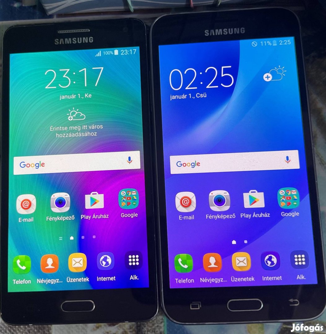Samsung galaxy A5 2016 és Samsung Galaxy J3 2016