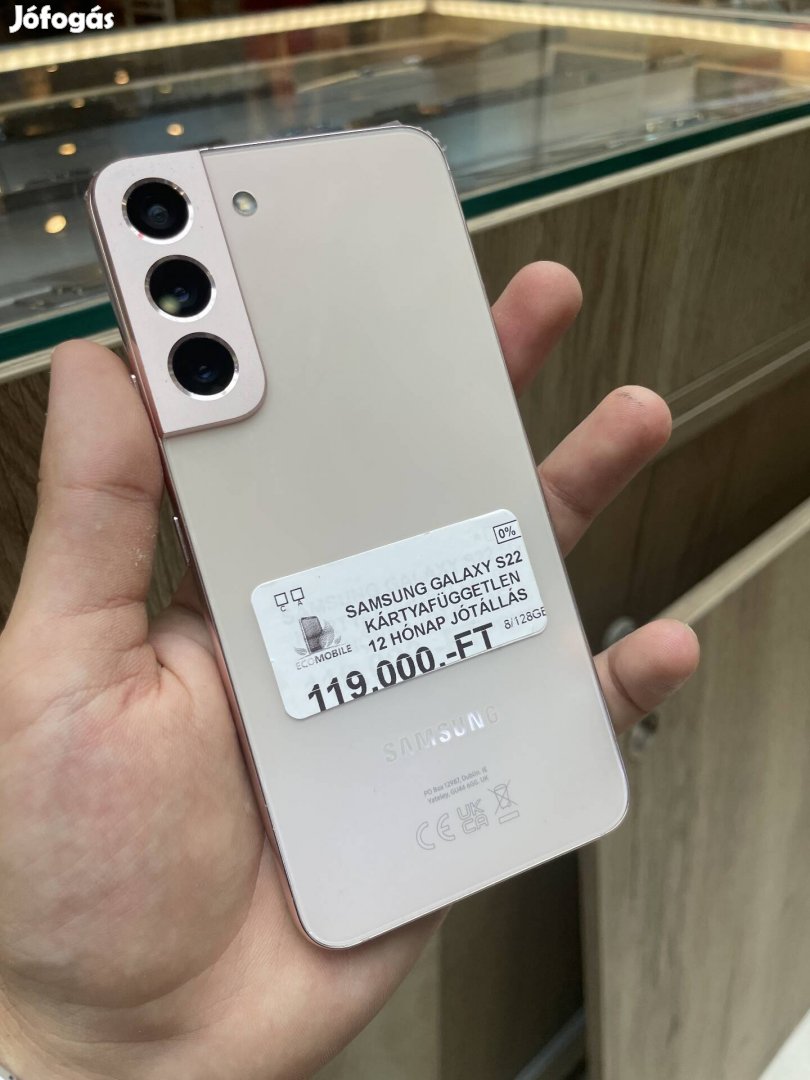 Samsung galaxy S22 (12 hónap jótállással)