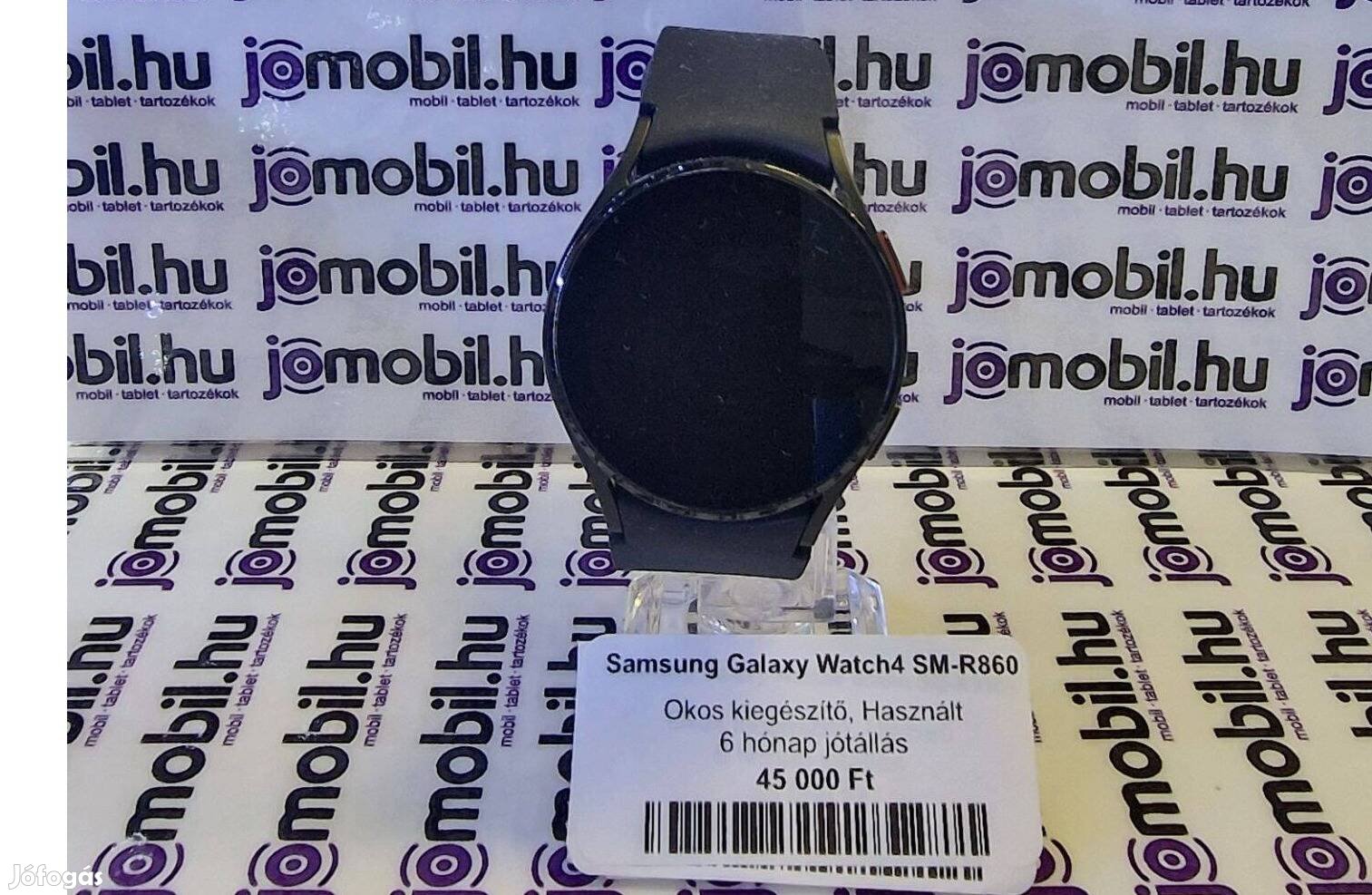 Samsung galaxy Watch4 40mm. Fekete Okosóra Jótállással