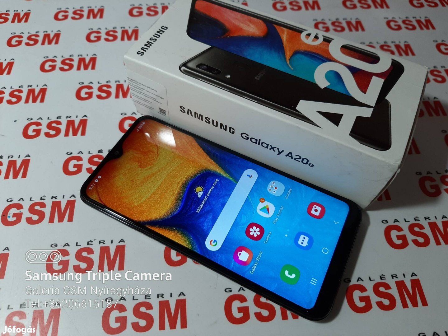 Samsung galaxy a20e 32gb újszerű független garanciás 