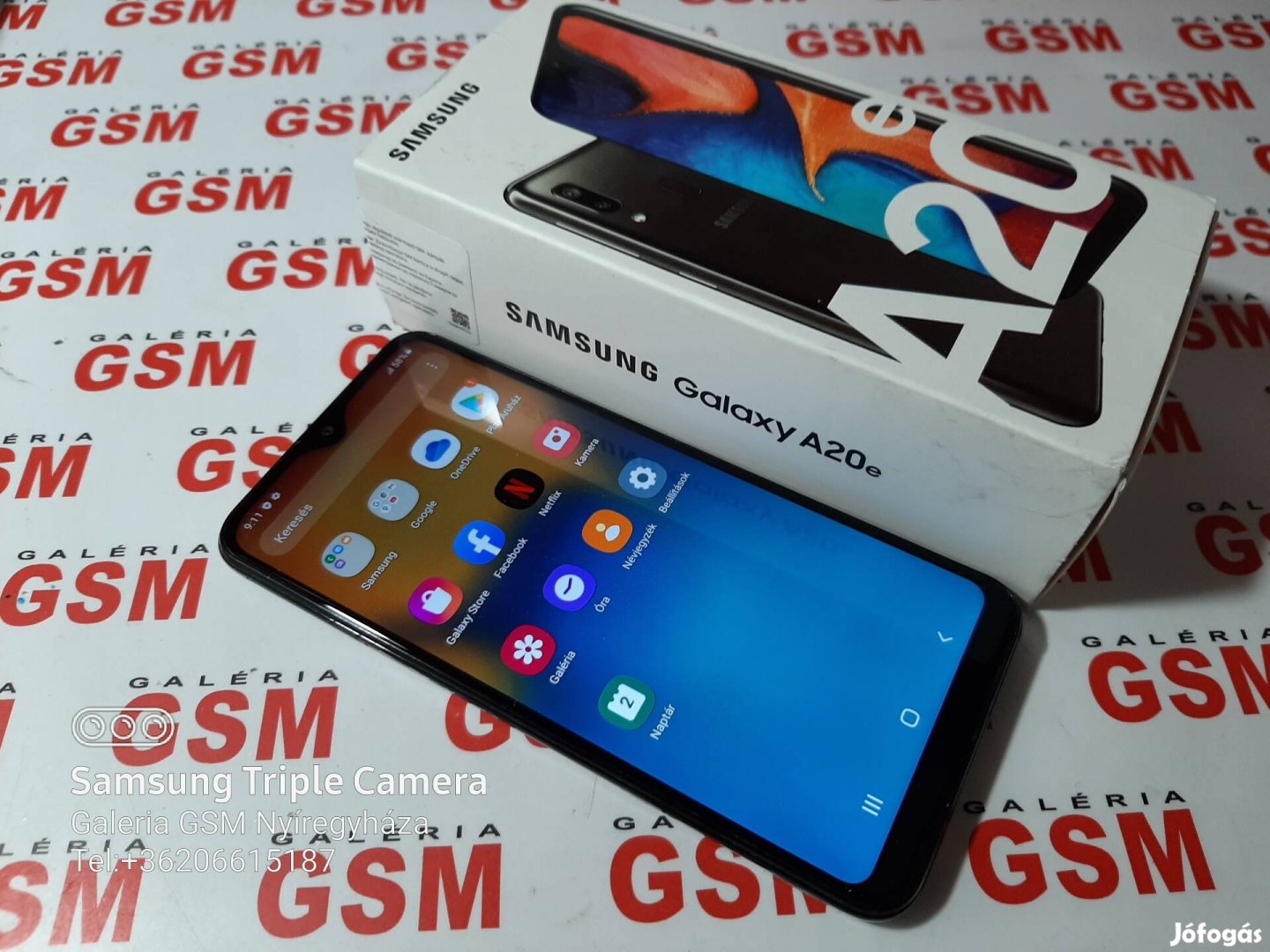 Samsung galaxy a20e független garanciás 
