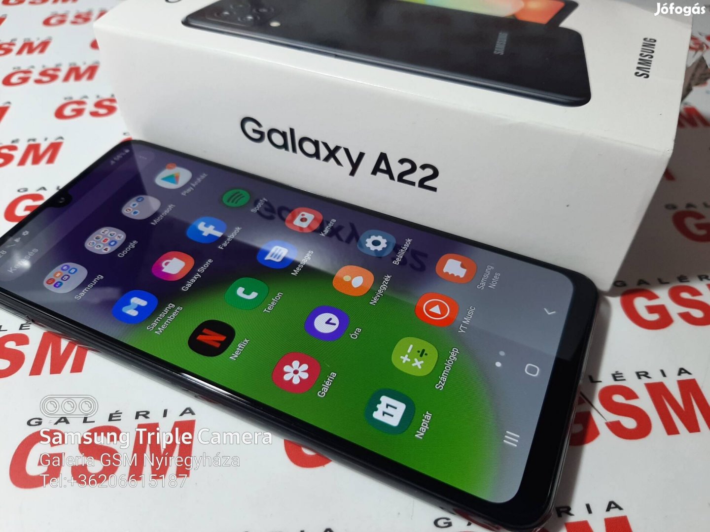 Samsung galaxy a22 5g újszerű független garanciás 