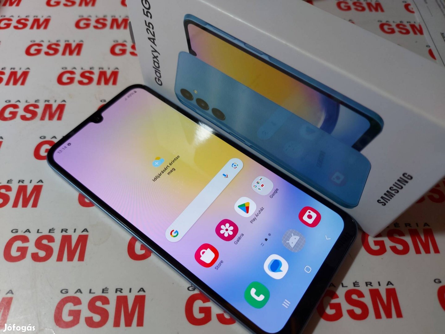 Samsung galaxy a25 5g 8/256gb újszerű független garanciás 