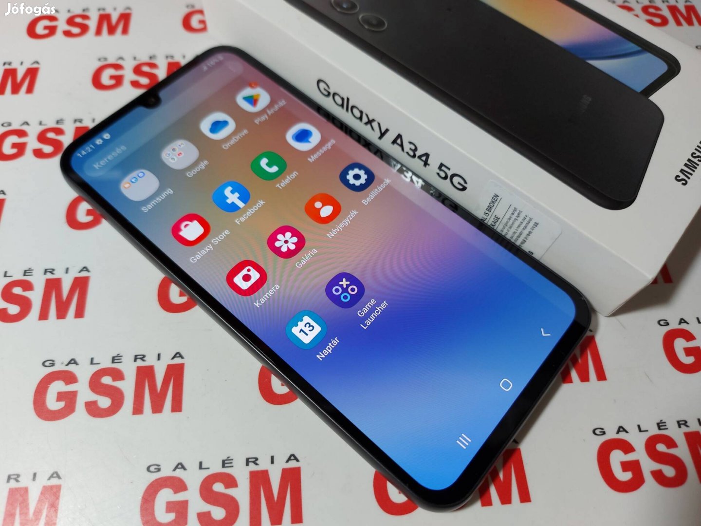 Samsung galaxy a34 5g 128gb újszerű független garanciás 