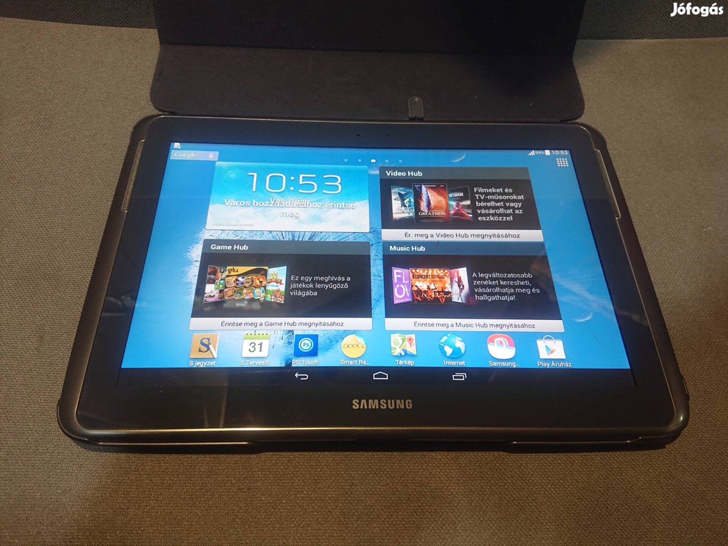 Samsung galaxy note 10.1 n8000 tablet android 9-el eladó 