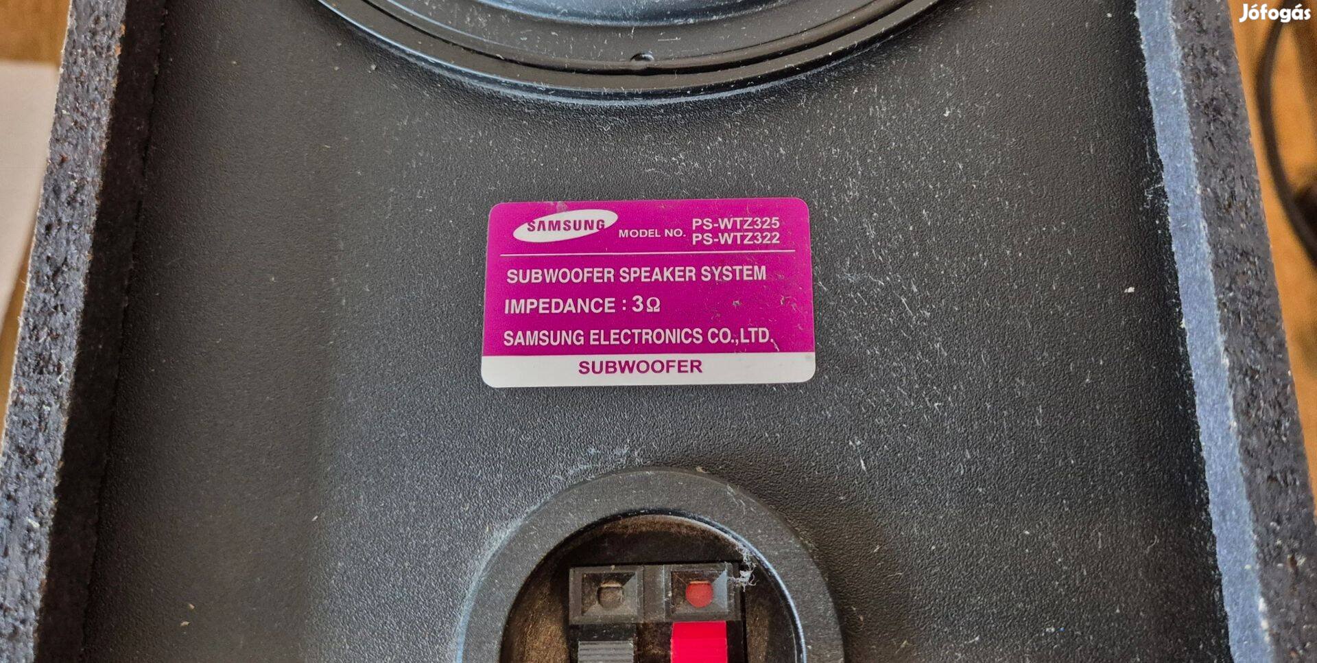 Samsung hangfal (mélynyomó,projektor) PS-Wtz325 és két másik hangfal