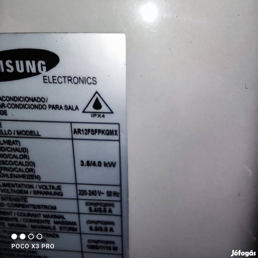 Samsung inverteres klíma kültéri ventilátor