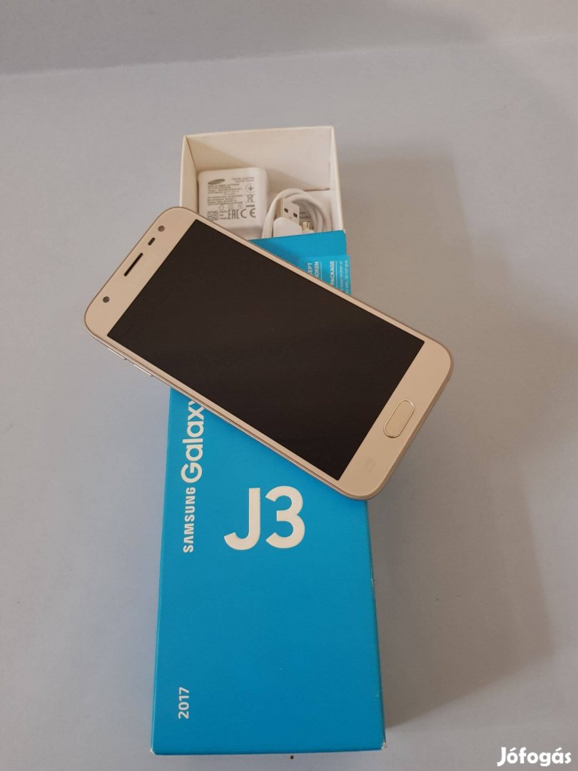 Samsung j3 2017 16GB Gold Yettel-es jó állapotú mobiltelefon eladó!