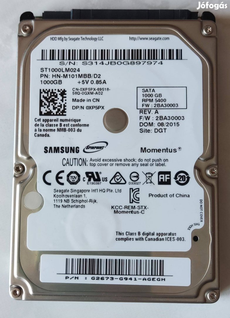 Samsung laptop hdd