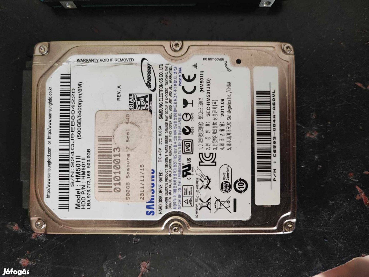 Samsung laptop hdd 500gb