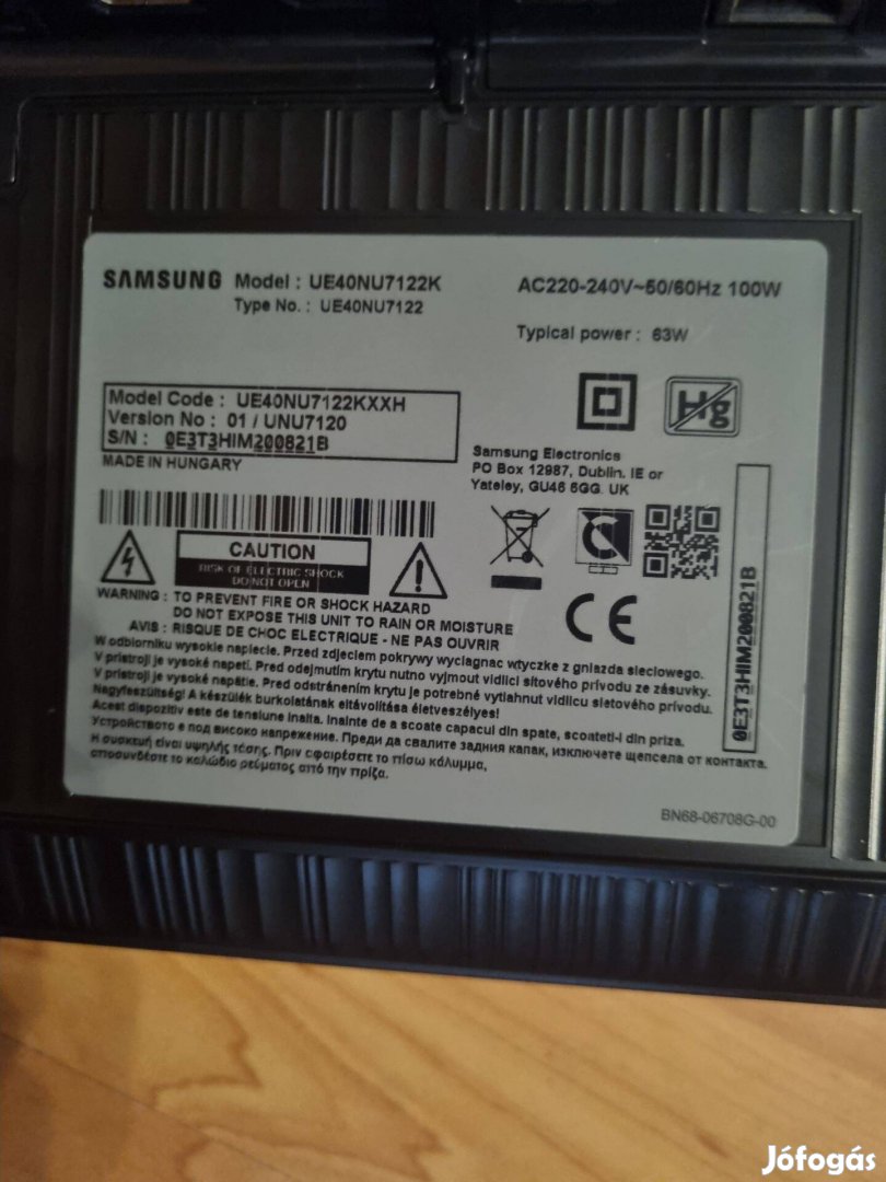 Samsung led Tv kijelzőhibás