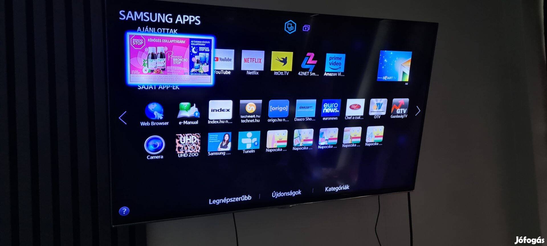 Samsung led hibás tv eladó