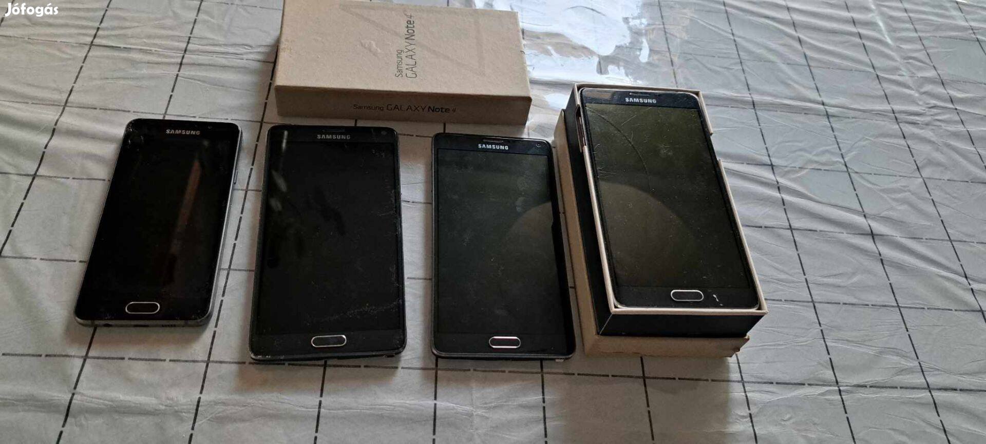 Samsung note 4 ,A3 telefonok javitásra eladóak
