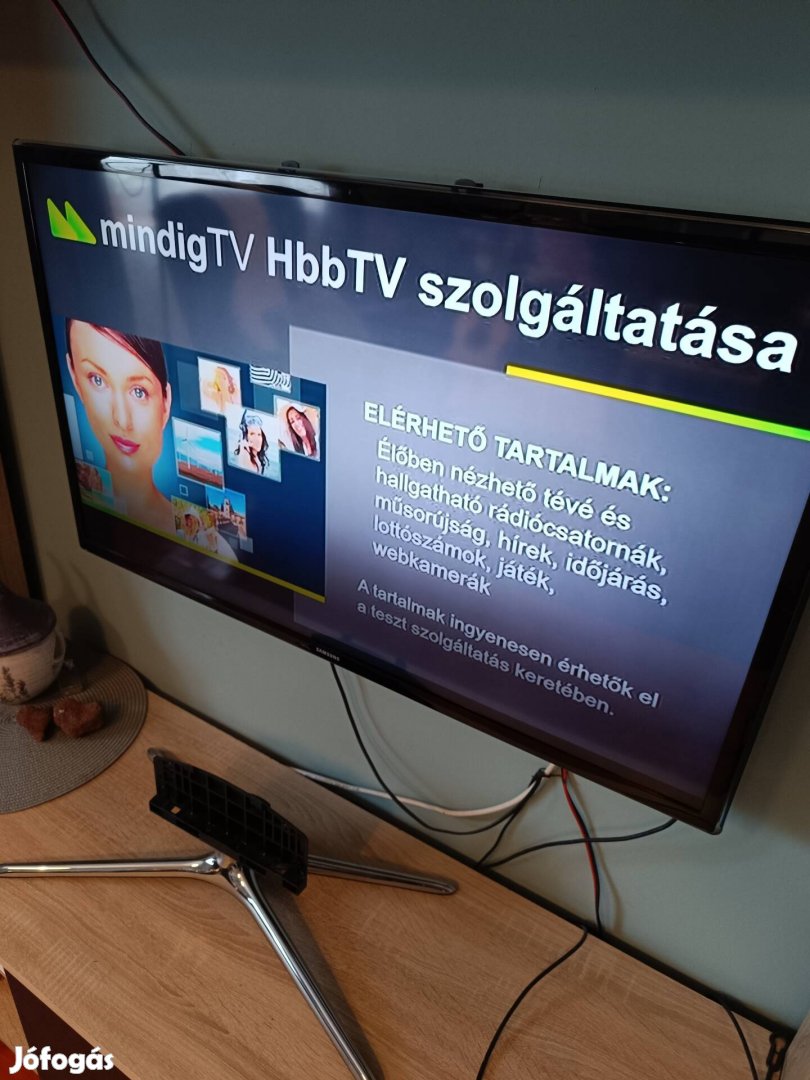 Samsung okos tv televízió 101cm