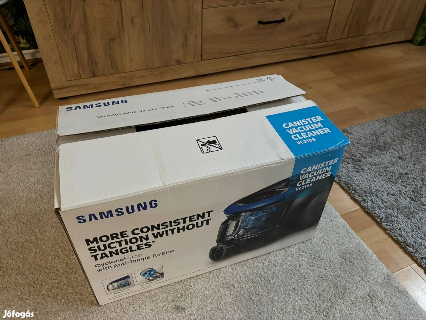 Samsung porzsák nélküli porszívó