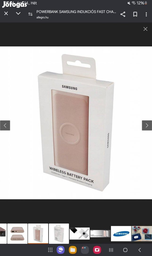 Samsung power bank fast charge 10000mh