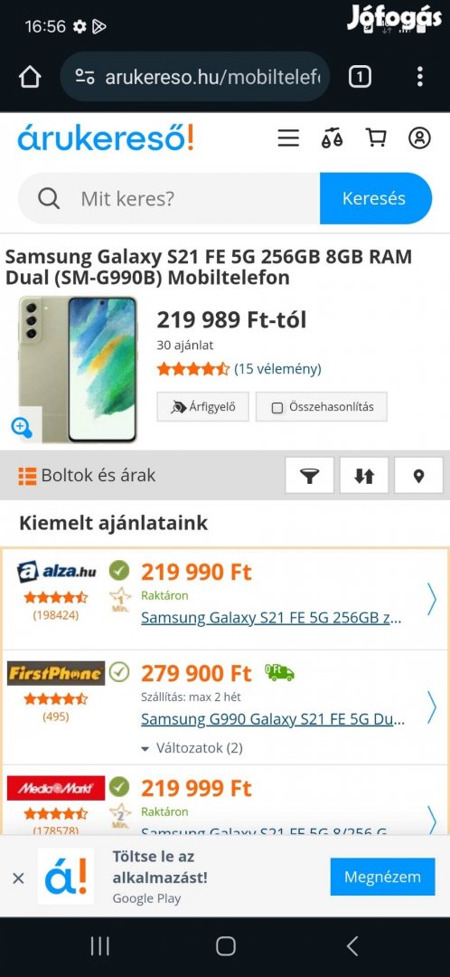 Samsung s21fe 5g