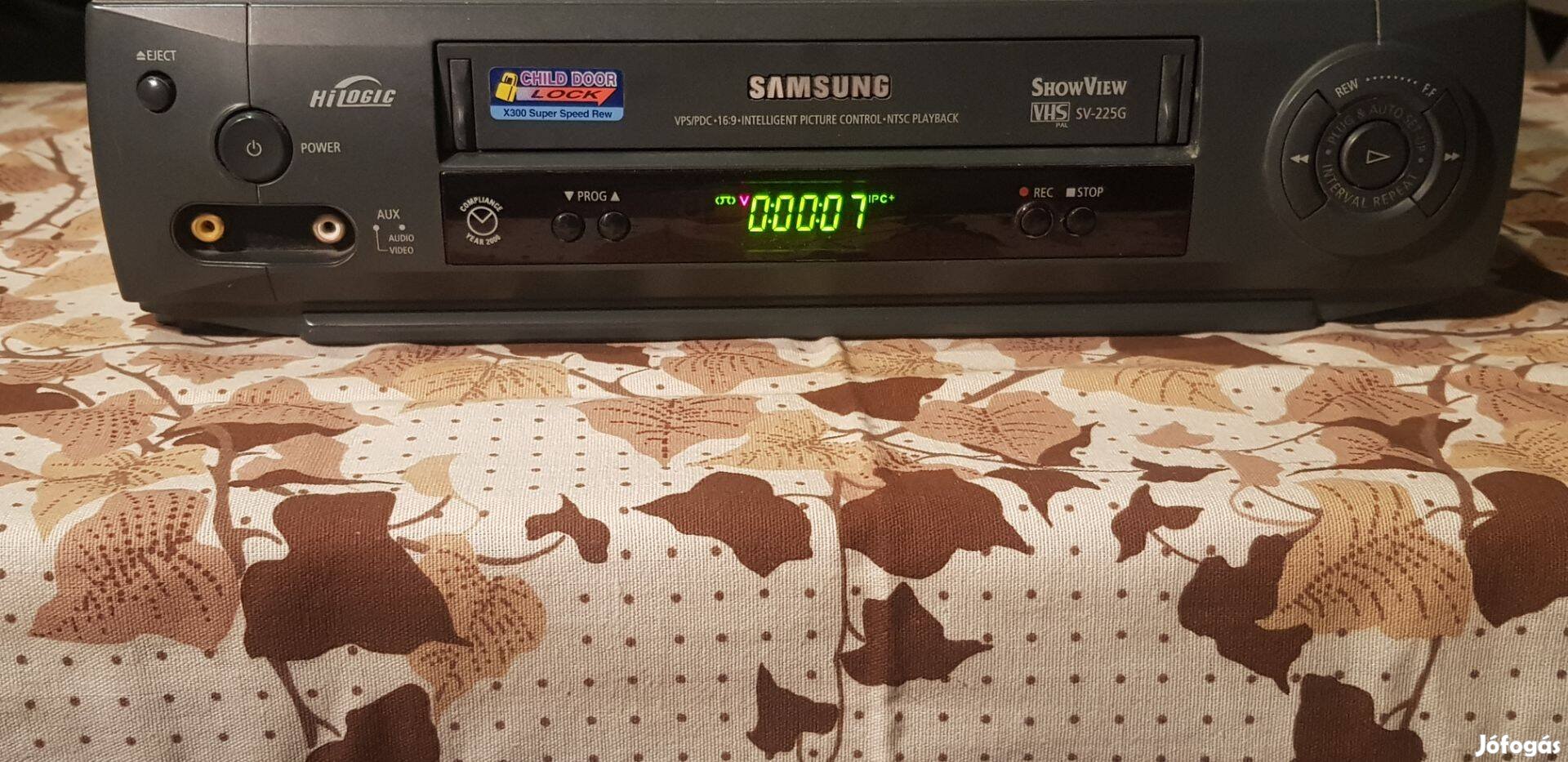 Samsung videó magnó VHS hifi stereo Sony Panasonic LG 4