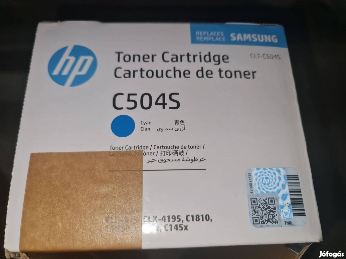 Samung C504S cián toner (SU025A) + Samung CLT-W406