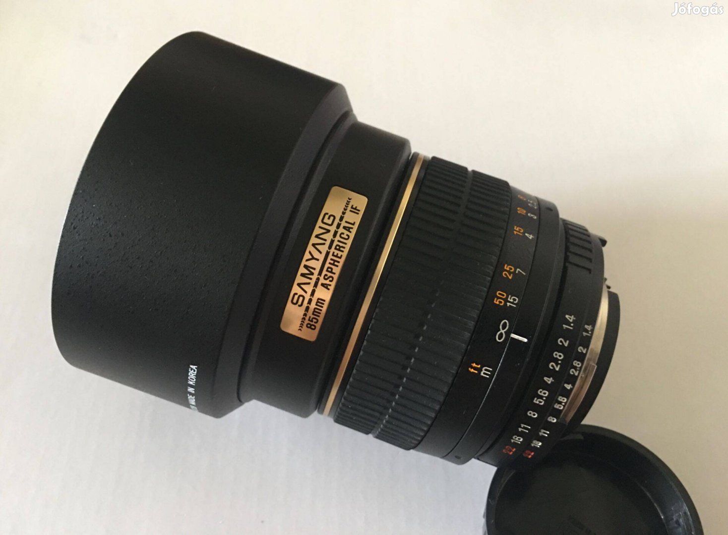 Samyang 1.4/85 ASPH. IF manuális objektív Nikon-hoz eladó