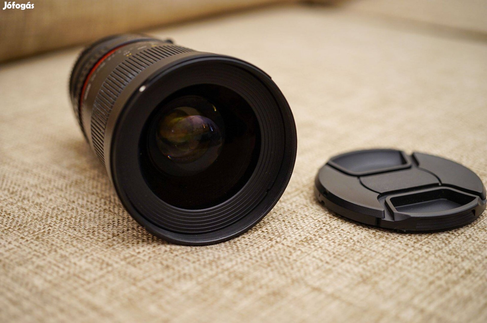 Samyang 35mm f1.4 Canon bajonettes, Nex adapteres objektiv