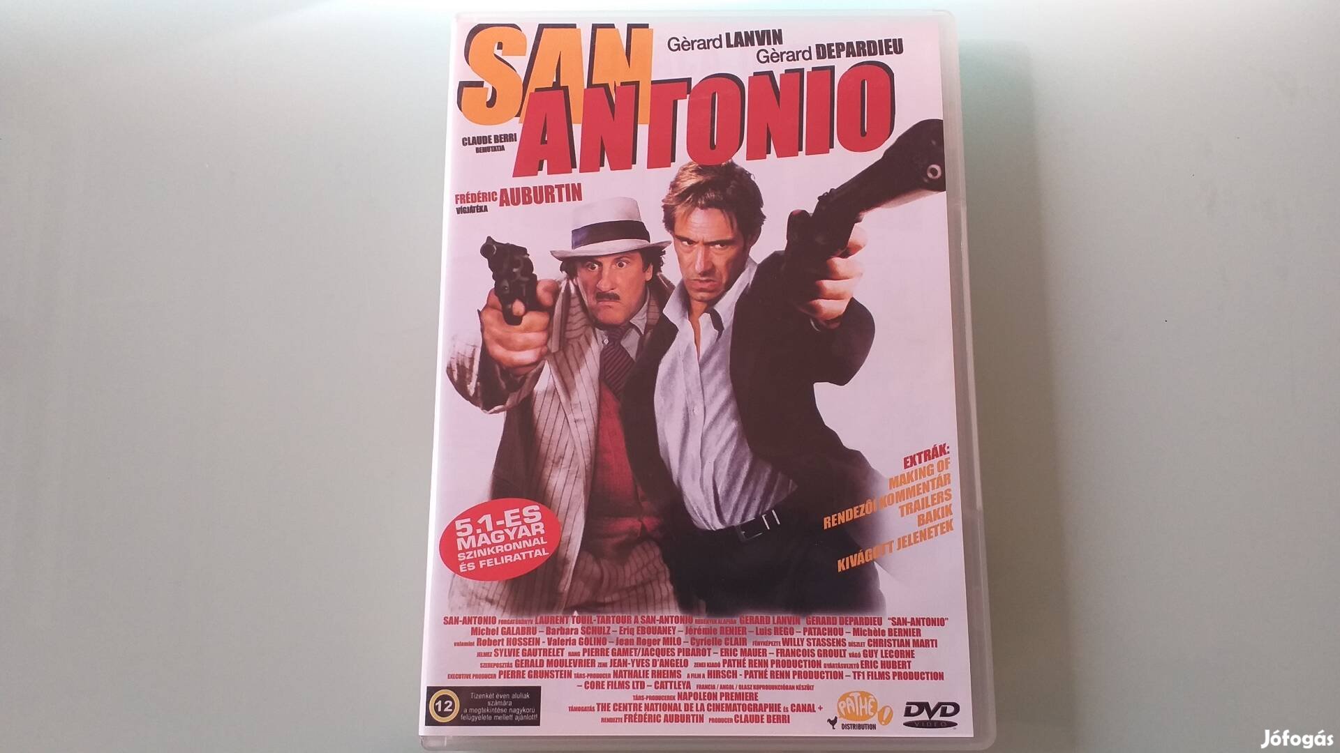 San Antonio francia vígjáték DVD-Gerard Depardieau