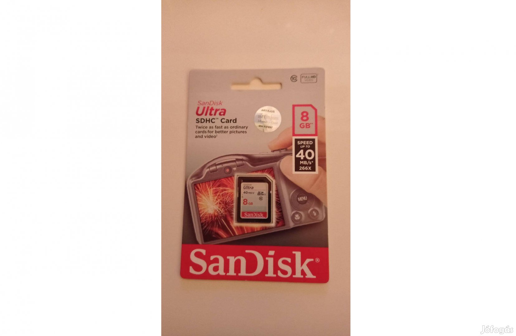 San Disk Ultra SDHC Card 8 GB memóriakártya eladó
