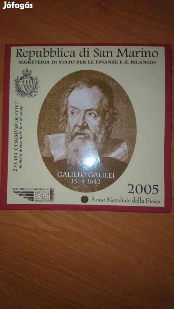 San Marino különleges emlék 2 - Galileo Galilei - 2005