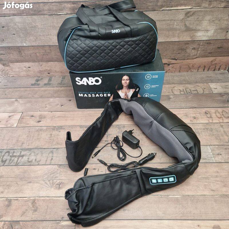 Sanbo WL30 Shiatsu akkumulátoros masszázspárna, melegítő funkcióval
