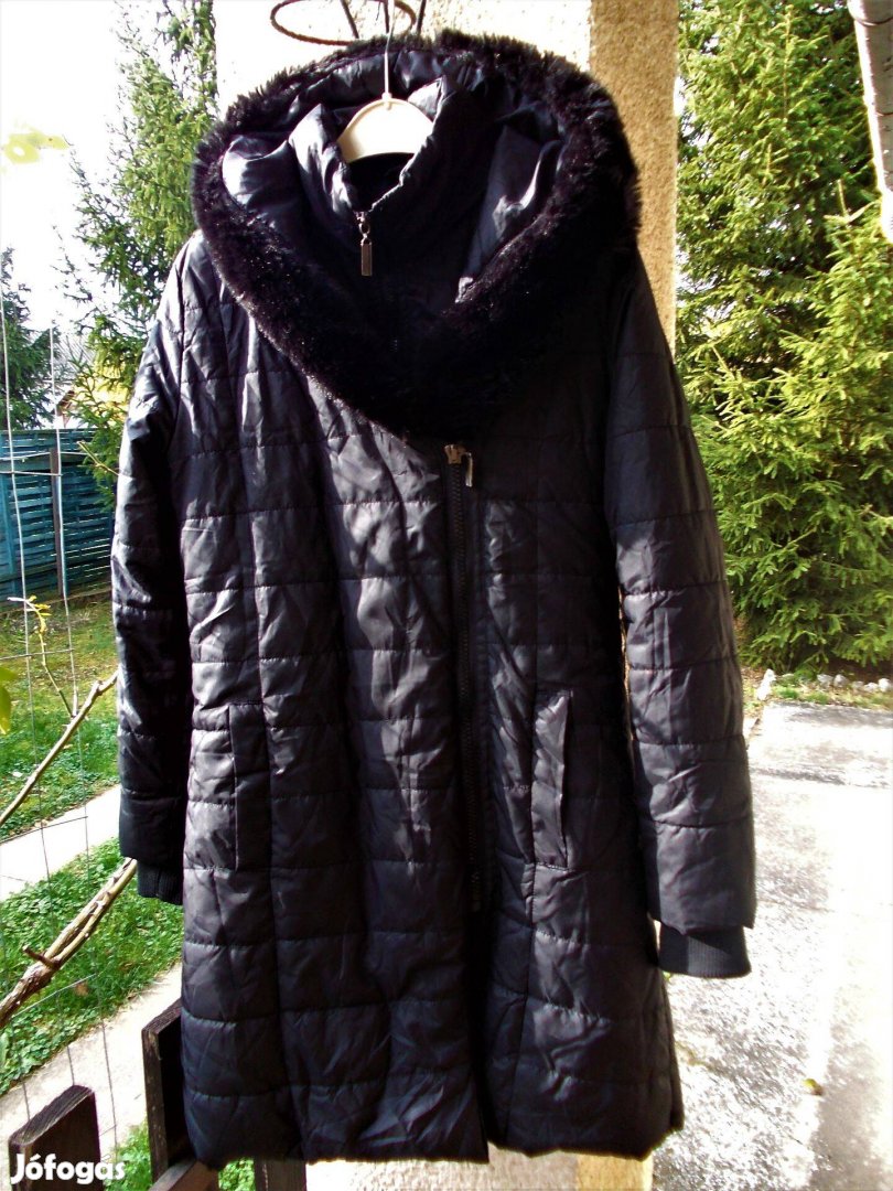 Sancred könnyű fekete kapucnis kabát