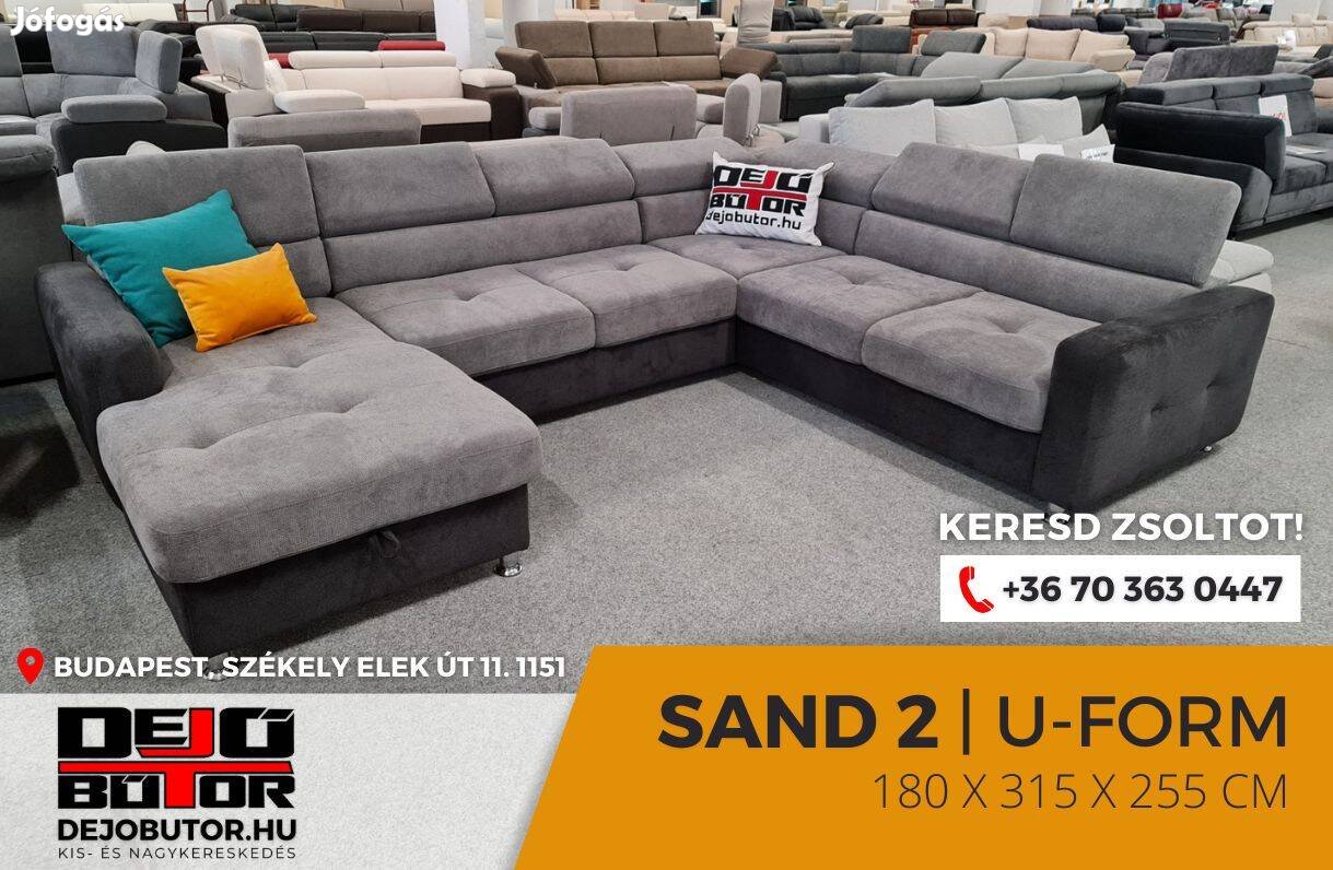 Sand 2 kanapé sarok cuba 12 ülőgarnitúra 180x315x255 cm ualak