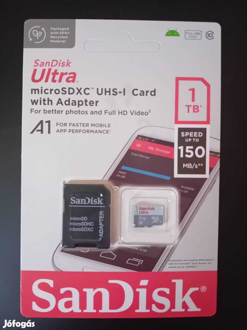 Sandisk 1 tb 1024gb memóriakártya