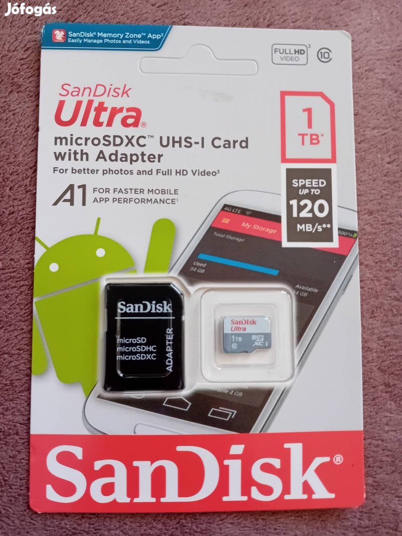 Sandisk 1 tb memóriakártya új