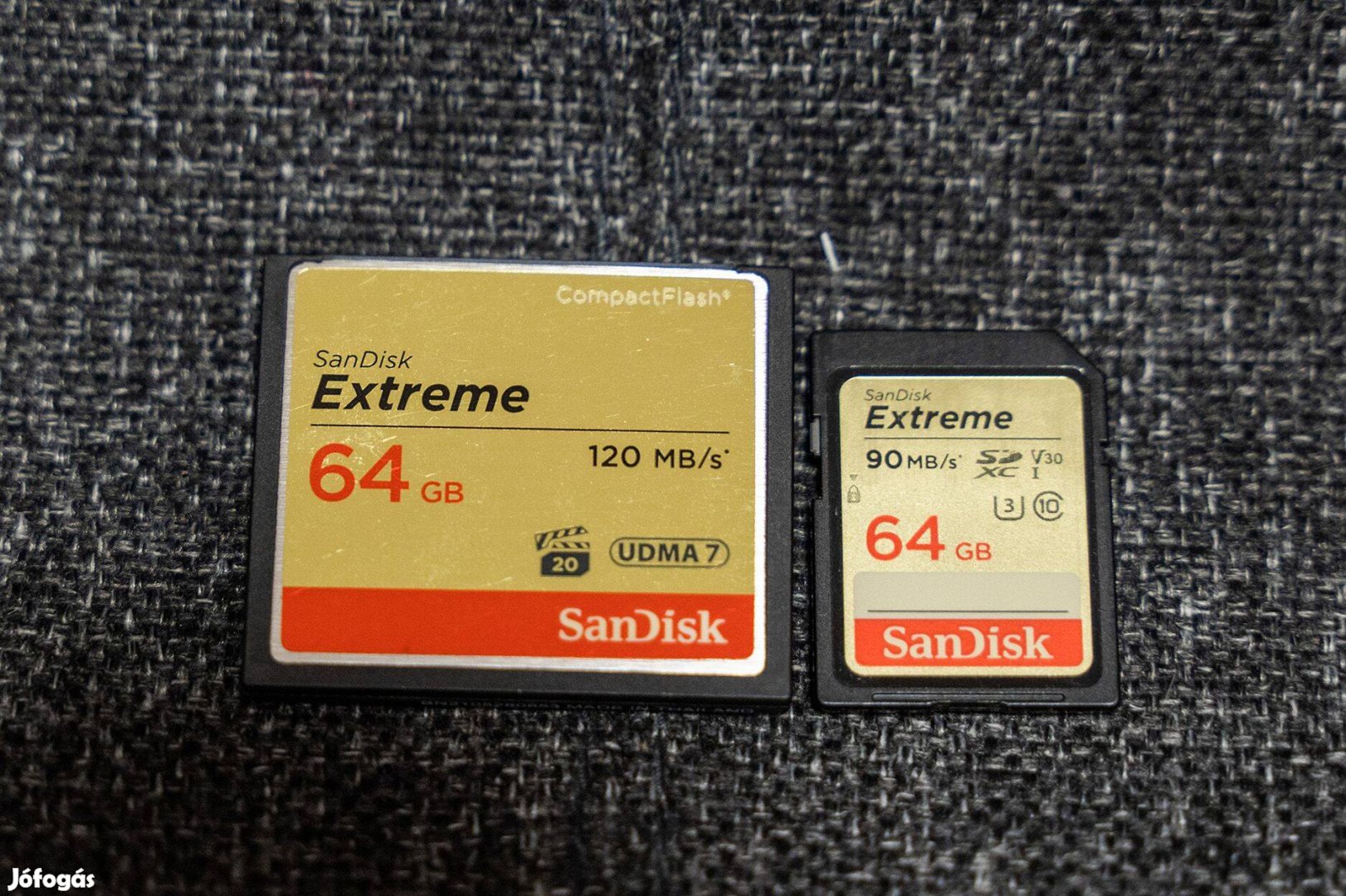 Sandisk Extreme 64 GB + 64 GB SD memóriakártya