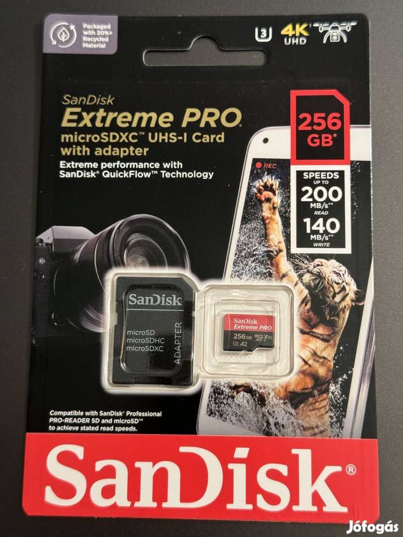 Sandisk Extreme Pro 256GB (bontatlan)