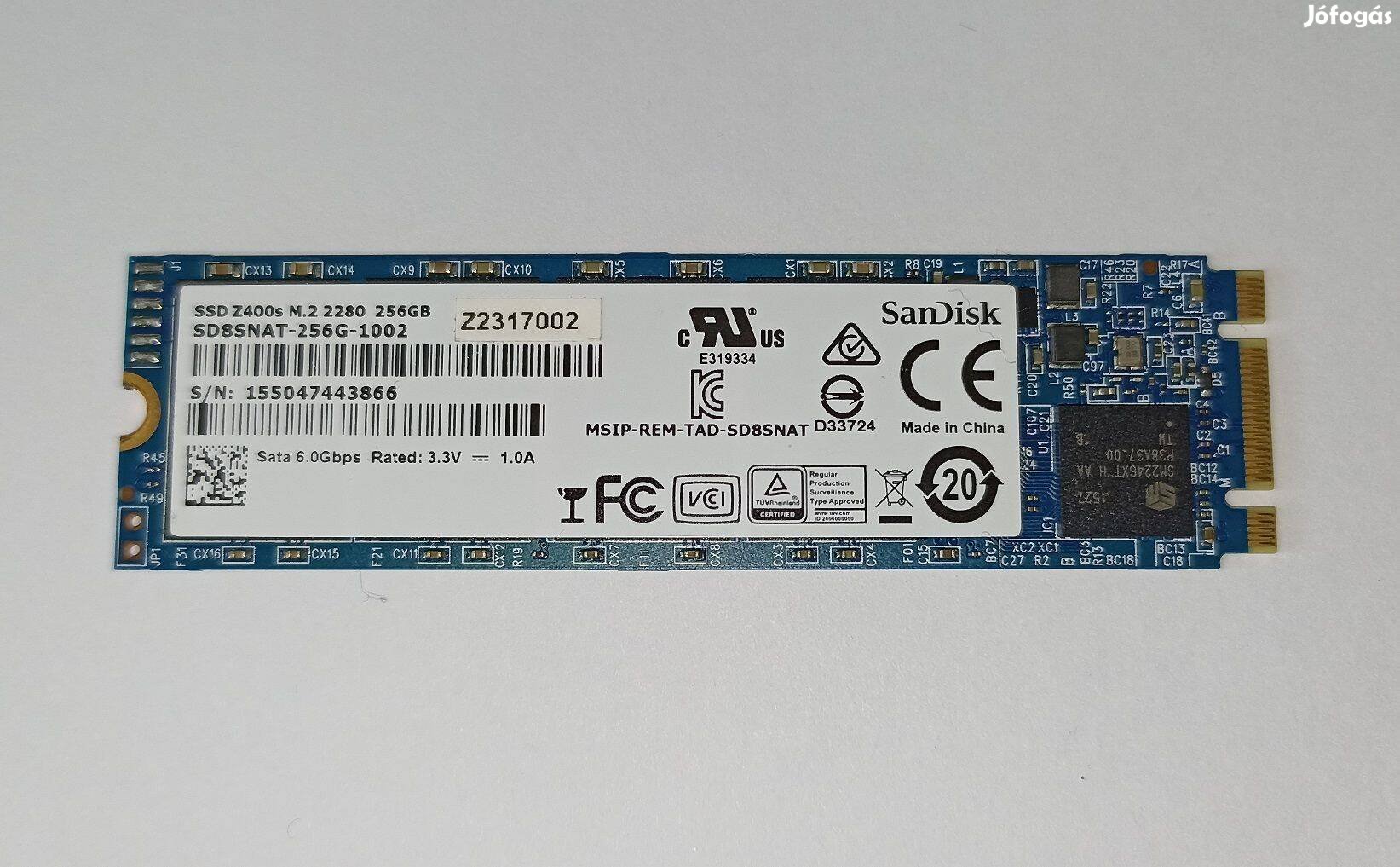 Sandisk SD8SNAT256G1002 M.2 2280 SSD 256GB